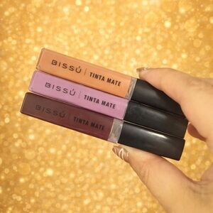 Tinta Mate Lipstick Set - Orange, Purple, Brown